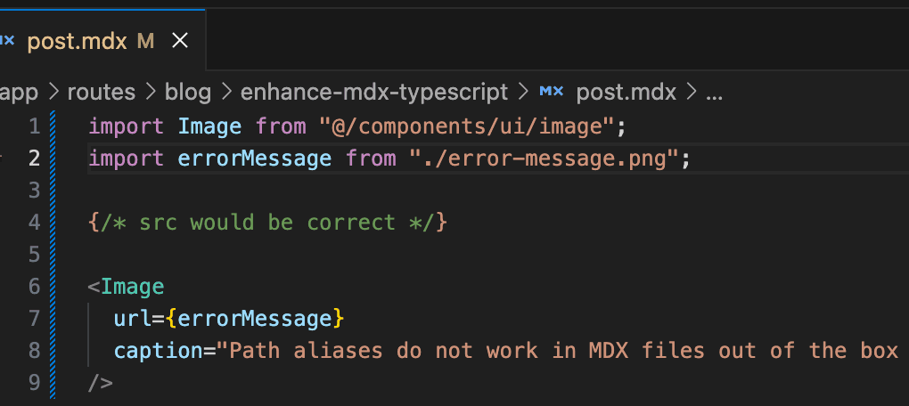 Without type checking enabled, props can be passed incorrectly to components in MDX without any warnings or errors